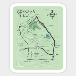 Granada Hills Sticker